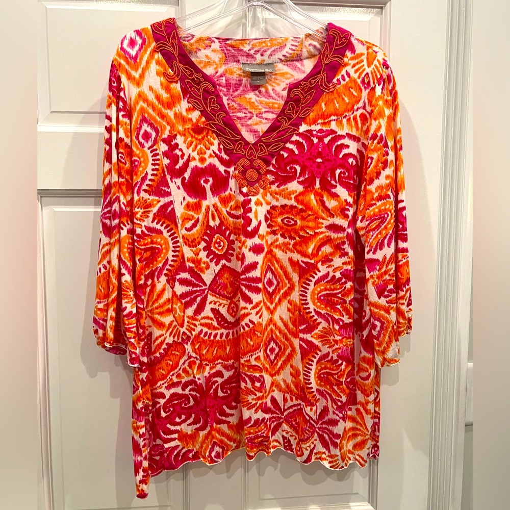 Peppermint Bay Resort Wear Blouse